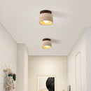 Helnys Round Stone Ceiling Lights Study Restaurant Living Room LED Ceiling Lamp