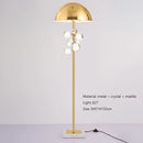 Helnys Mushroom Glass Ball Table Lamp for Living Room Bedroom Study Hotel