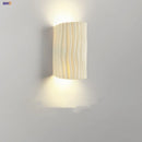 Helnys Double LED Wall Lamp Sconce Nordic Modern Home Decor Resin Mirror Light