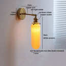 Helnys Nordic LED Wall Light White Ceramic Gold Brass Arandela