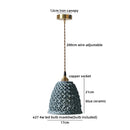 Helnys White Ceramic LED Pendant Light - Minimalist Loft Coffee Shop Illumination