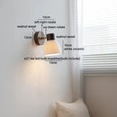 Helnys White Glass LED Wall Light Children's Room Modern Nordic Decor Bedside Lamp