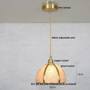 Helnys Crystal Glass LED Pendant Lamp - Adjustable Nordic Modern Luxury Hanging Lights