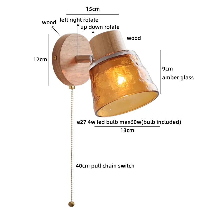 Helnys Ceramic LED Wall Sconce Lamps | Japanese Style Indoor Art Wall Lights