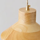 Helnys Wooden LED Pendant Lights - Wabi Sabi Style Kitchen Island Dining Lamp