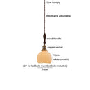 Helnys Ceramic Shade Copper LED Pendant Light - Modern Nordic Hanging Lamp