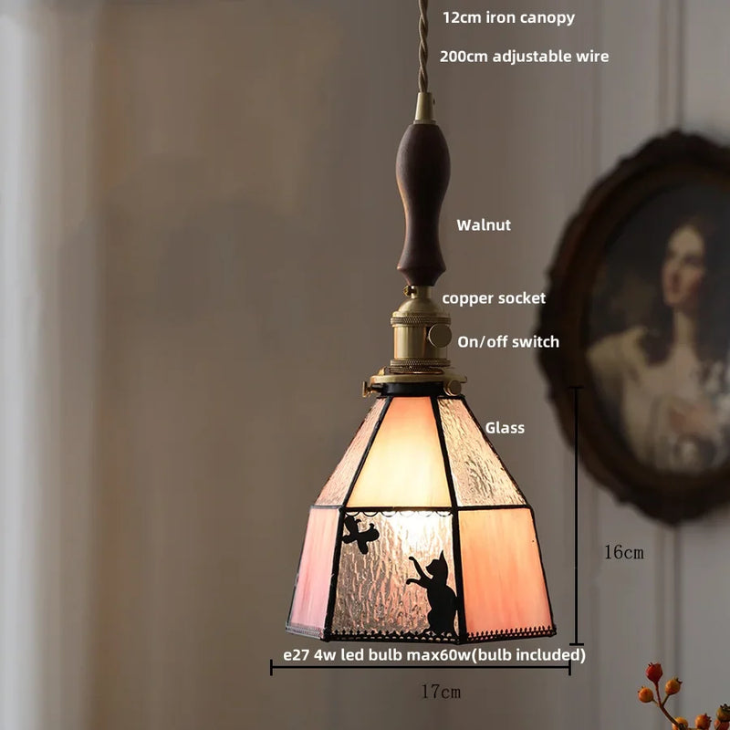 Helnys LED Glass Pendant Lights for Modern Home Decor