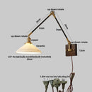 Helnys Rotatable Wood Ceramic Wall Sconce with Pull Chain Switch