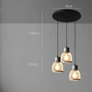 Helnys Industrial Pendant Light Cement Metal Lampshade Nordic Hanging Lamp LED
