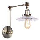 Helnys Vintage Clear Glass LED Wall Lamp with Pull Chain Switch