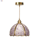 Helnys Luxury Crystal Glass Pendant Light Fixture for Kitchen Dining Bar - Colorful LED Lighting