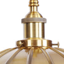 Helnys Gold Industrial LED Wall Lamp with Pull Chain Switch