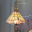 Helnys Flower Glass Copper Hanging Lamp: Nordic Modern LED Pendant Light
