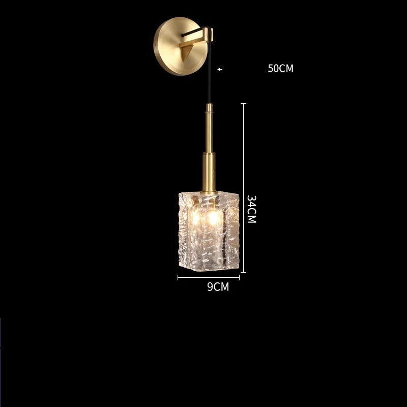 Helnys Water Droplet Crystal LED Wall Light - Nordic Wandlamp