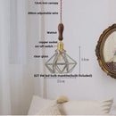 Helnys Nordic LED Pendant Light Walnut Wood Dining Room Restaurant Bar Hang Lamp