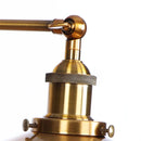 Helnys Loft LED Wall Lamp With Gold Pull Chain Switch - Industrial Vintage Design