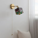 Helnys LED Glass Wall Lamps for Kids Bedroom, Nordic Design Mirror Light