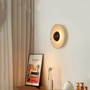 Helnys Round Stone LED Wall Sconce Nordic Modern Stair Light Fixture