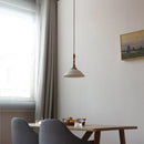 Helnys Adjustable LED Pendant Lights Ash Wood White Ceramic Nordic Hanging Lamp