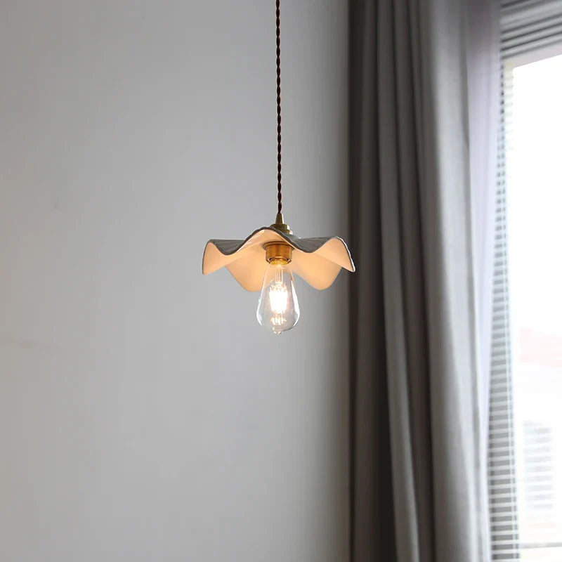 Helnys Ceramic Pendant Light for Home Decor & Dining Room- Modern Nordic Style