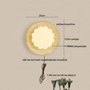 Helnys Yellow Travertine LED Wall Lamp Nordic Modern Interior Light