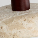 Helnys White Glass LED Pendant Lamp for Bedroom & Living Room