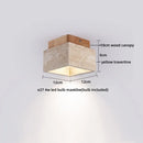 Helnys Black Travertine LED Ceiling Lights for Kitchen Entrance Hallway Home Decor