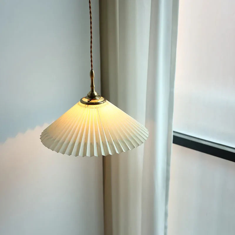 Helnys Simple LED Pendant Lamp Copper Wire Adjustable Dining Room Lights