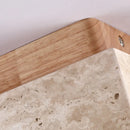 Helnys Nordic Wood Ceiling Light Fixture LED Bedroom Porch Hallway Modern Lamp