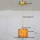 Helnys Crystal Glass LED Pendant Lamp - Adjustable Nordic Modern Luxury Hanging Lights