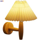 Helnys Wooden Wall Light Paper Umbrella LED Wall Lamp Sconce - Home Decor Fixture