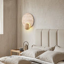 Helnys Modern Stone LED Wall Sconce for Hallway & Stairs