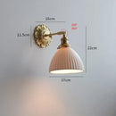 Helnys Frosted Glass LED Wall Sconce Indoor Lighting Nordic Modern Wandlamp