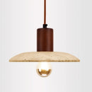 Helnys Wood Stone LED Pendant Light Scandinavian Hanging Lamp Fixture