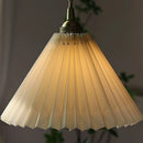 Helnys White Cloth LED Pendant Lights Japan Style Hanging Lamp