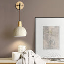 Helnys Cement Shade LED Wall Sconce Switch Stair Light Fixture for Home Decor