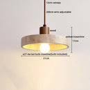 Helnys Micro Cement LED Pendant Lights Fixture Scandinavian Hanging Lamp