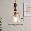 Helnys Adjustable LED Pendant Lights Ash Wood White Ceramic Nordic Hanging Lamp