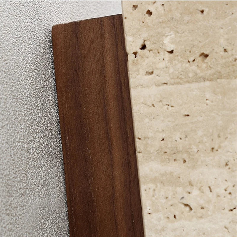 Helnys Natural Yellow Travertine LED Wall Lamp for Modern Home Decoration