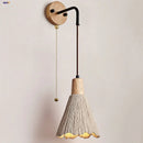 Helnys LED Wall Light Fixture Adjustable Pull Chain Switch Modern Nordic Design