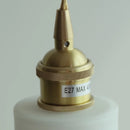 Helnys White Glass LED Pendant Light - Nordic Modern Hang Lamp for Home Decor