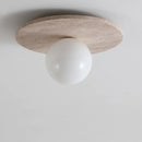 Helnys White Glass Ball LED Ceiling Lights Modern Nordic Home Decor Lighting