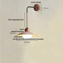 Helnys Yellow Travertine LED Wall Lamp Sconce with Pull Chain Switch