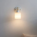 Helnys Modern Nordic Glass Ceramic Wall Lamp for Bedroom Kitchen Stair Decoration