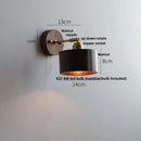 Helnys Nordic Copper Socket LED Wall Sconce with Pull Chain Switch