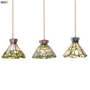 Helnys Flower Glass Copper Hanging Lamp: Nordic Modern LED Pendant Light