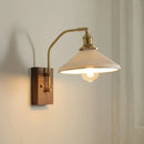 Helnys Copper Ceramic LED Wall Light Rotatable Indoor Lamp E27 Home Decor