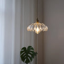 Helnys Vintage Green Glass LED Pendant Lights - Loft Style Industrial Hanging Lamp