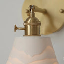 Helnys Adjustable LED Wall Sconce with Pull Chain Switch