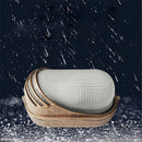 Helnys Retro Bulkhead Ceiling Light for Gas Station Garage Outdoor Commercial Lighting